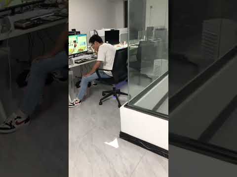 Inside a modern office space: cubicles, desks, and open floor plan.#office #workspace